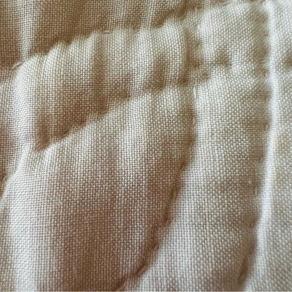 Vintage From 1970’s  Handmade King  Fan Quilt – 105” x 100” - Picture 6 of 14